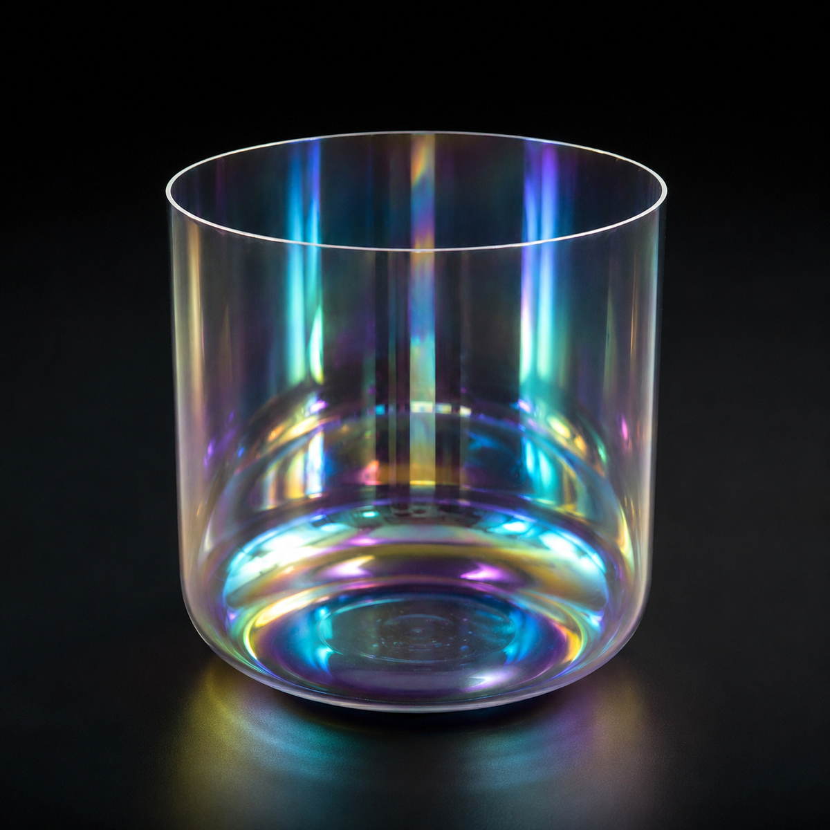 Set Lumière · 7 bols en cristal clair poli · édition praticien